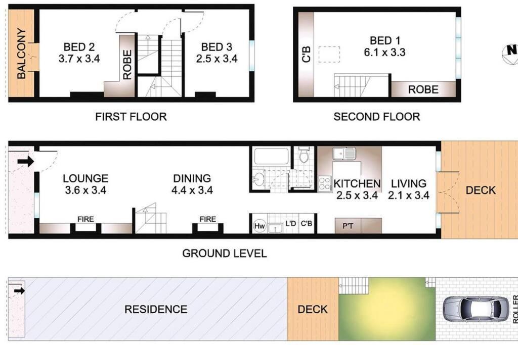 Ideal Location 3 Bdr Paddo Terrace Parking & Pets Vila Sidney Exterior foto